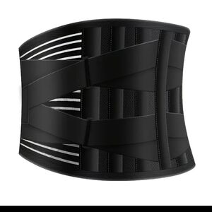 🖤 Black Lumbar Support Back Brace / Waist Trainer – XL 🖤